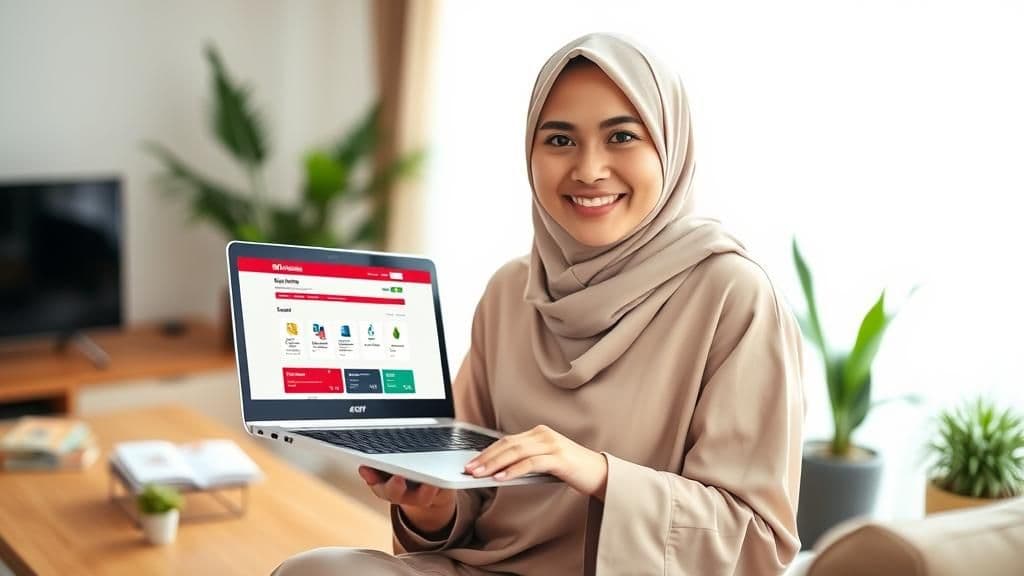 Cara mudah check Bank statement online