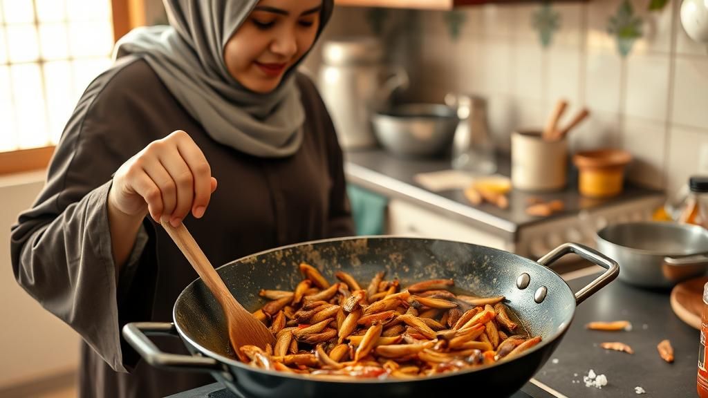 Resepi Sambal Tumis Ikan Bilis Mudah Dijana