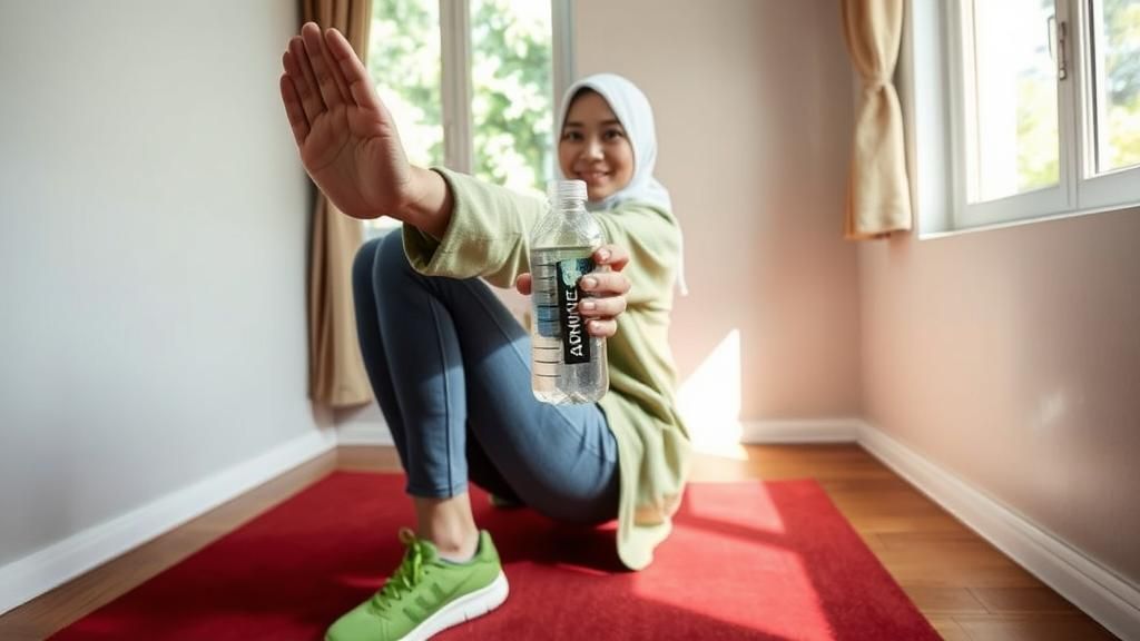 Senaman ringan dekat rumah